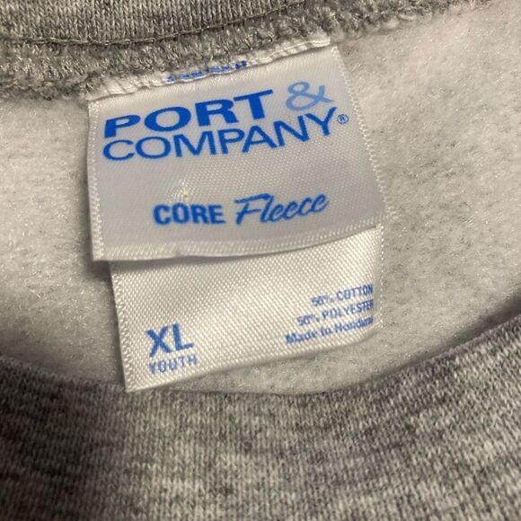 GIVLING Bear Grey Crewneck Sweater - sz Youth XL - fits women’s S/M - Picture 5 of 6